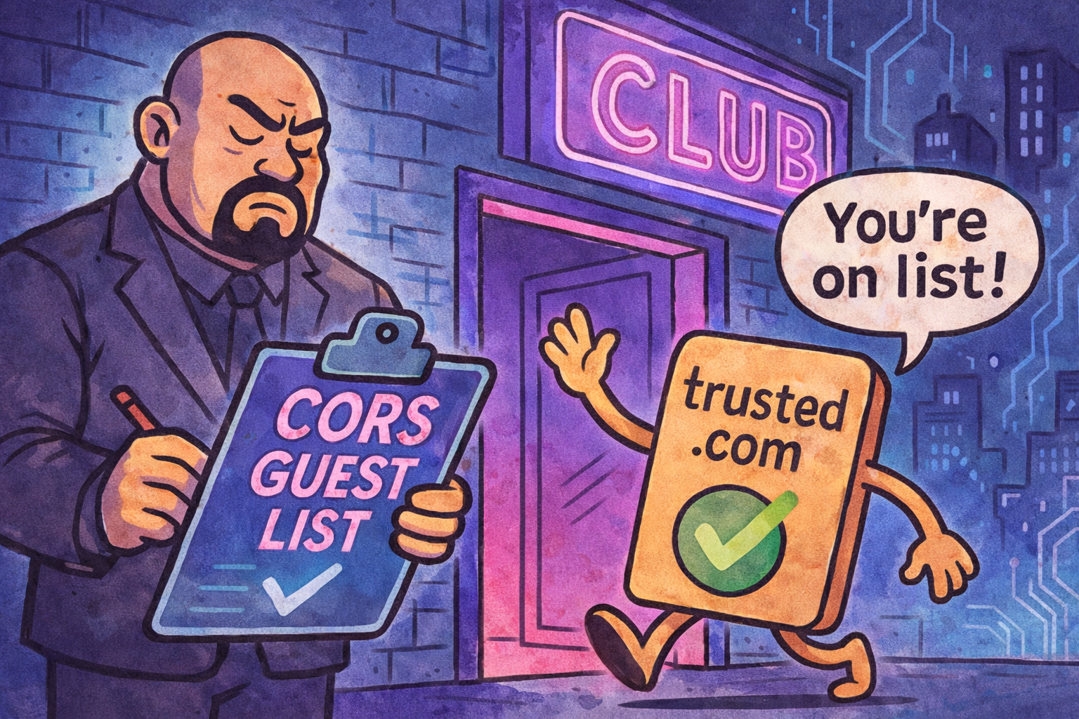 Bouncer allowing trusted origin